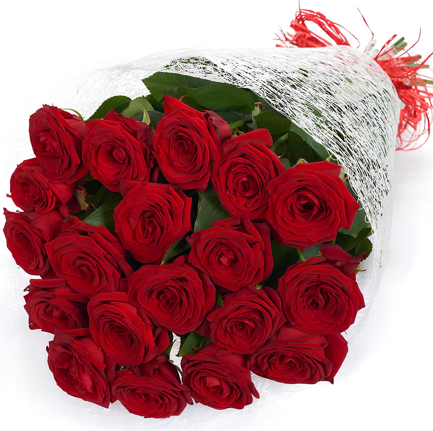 19 Adet Büyük Gül Buketi