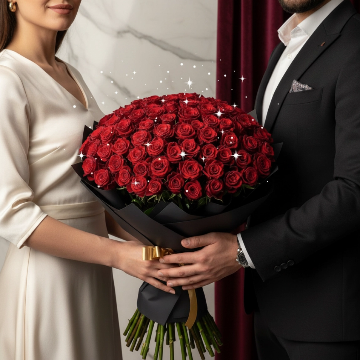 41 Gül Buketi