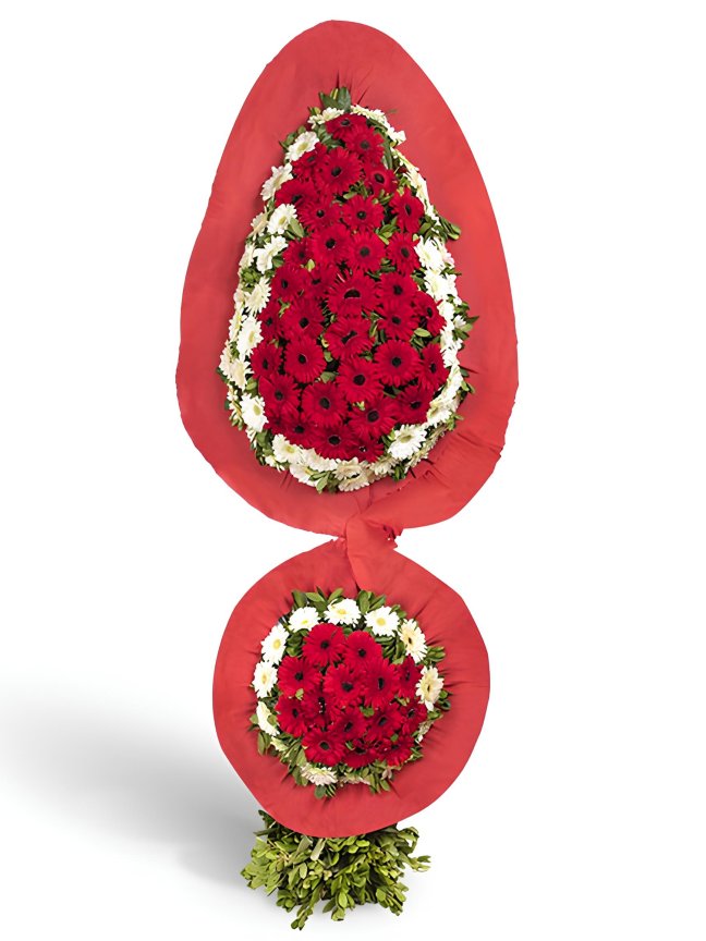 Kırmızı Uygun Fiyatlı Çelenk