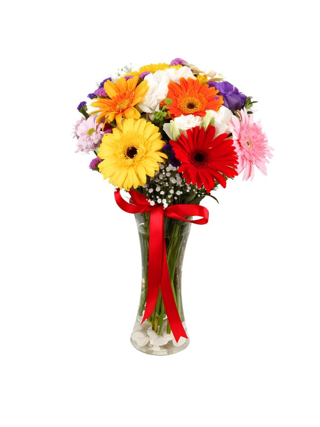 Vazoda Kır Çiçekleri